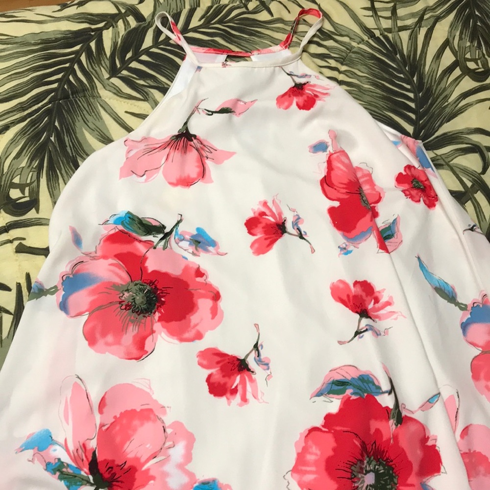 FLOWY FLORAL DRESS